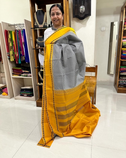 AHIMSA SILK THREAD WORK SAREES