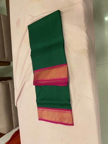 Ahimsa Silk Korvai 9Yards Saree