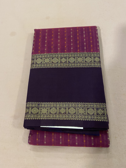 Cotton 6 Yards Butte Saree