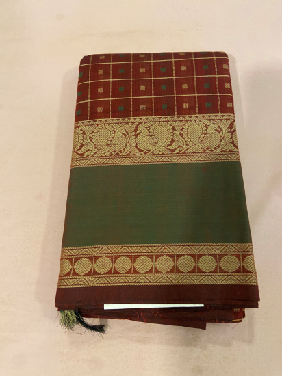 Cotton 6 Yards Butte Saree