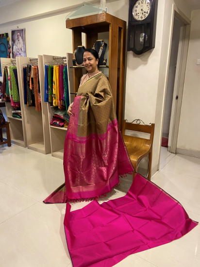 Kalakshetra Ahimsa Silk Saree