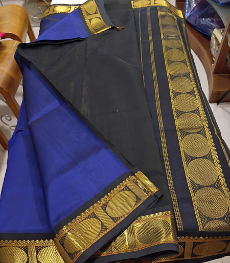 Rudracham Pette Korvai  Silk Cotton Saree